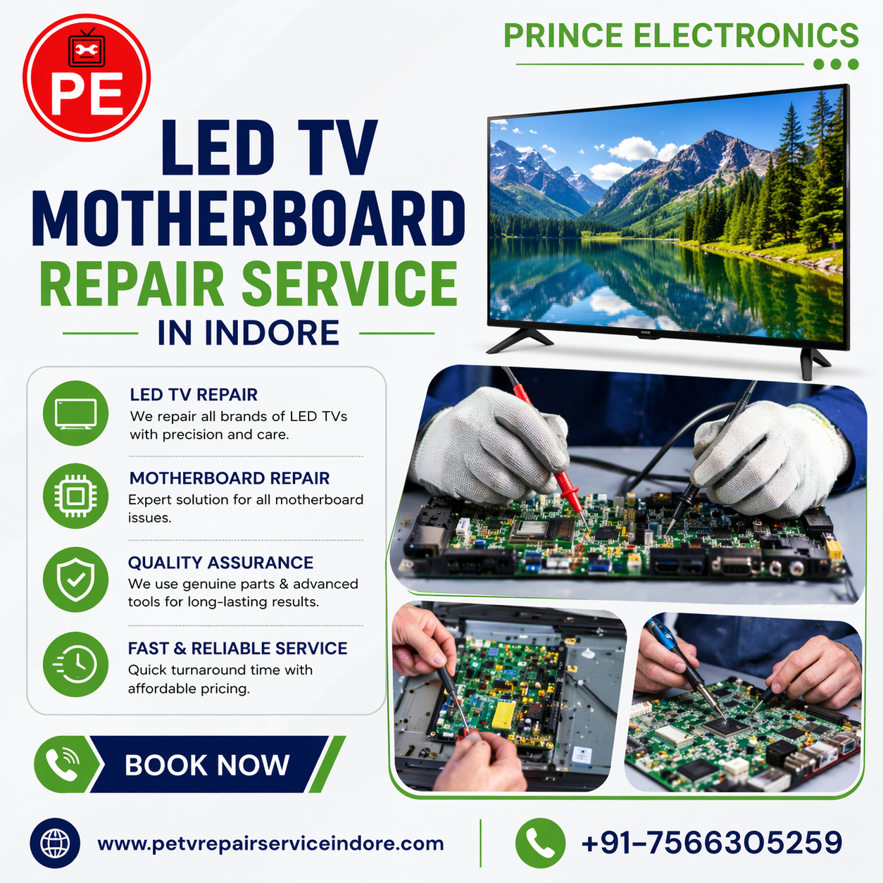 LED TV Motherboard Repair Services in Indore 